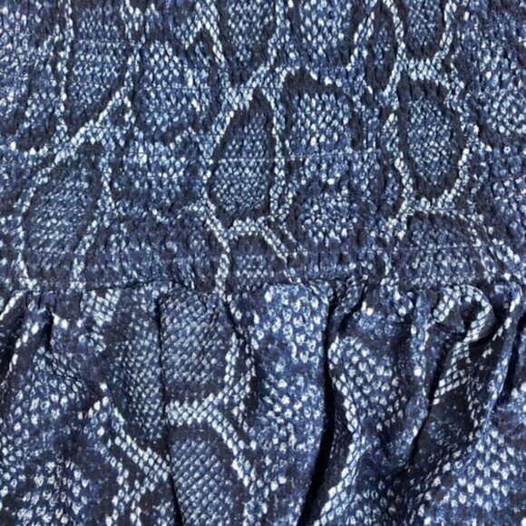 MICHAEL KORS Smocked Python-Print Tiered Skirt Womens Size XXS - Picture 4 of 5
